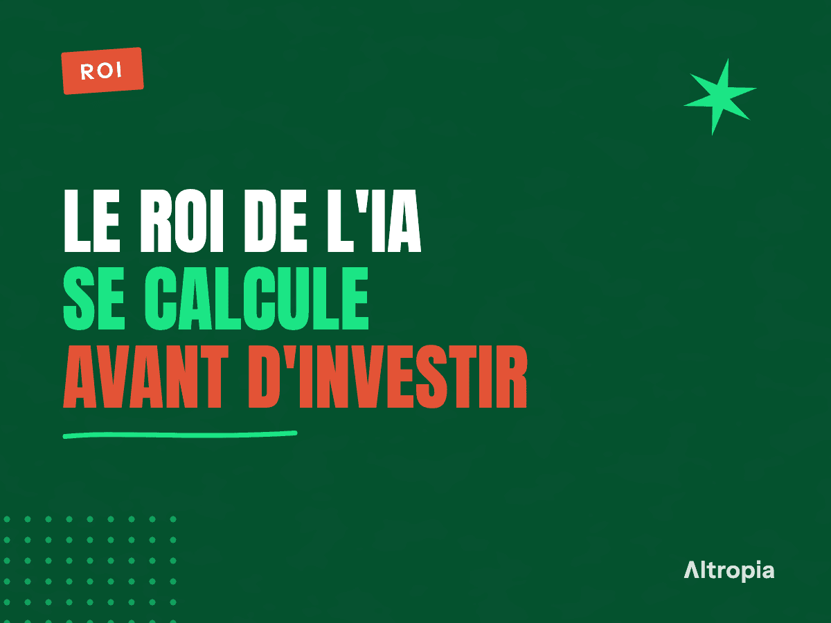 ROI de l&rsquo;IA en PME : la méthode pour le calculer avant d&rsquo;investir