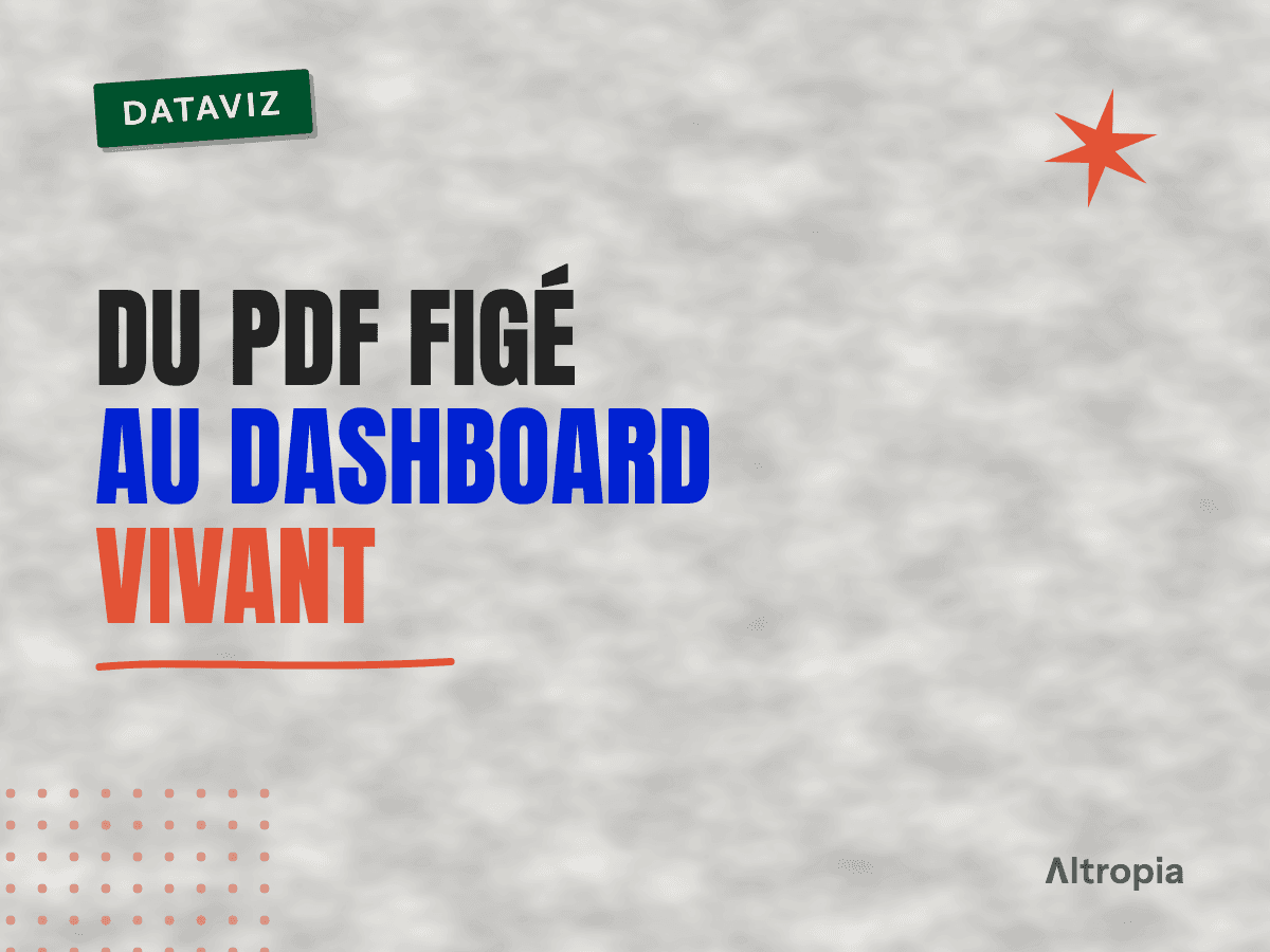 Transformer un rapport PDF en dashboard interactif : la méthode